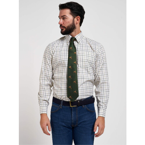 JACK PYKE JACK PYKE Countryman Tie Pheasant Green