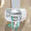 (Creamy) Toothpaste Tube Squeezer With Strong Suction Cup For Bathroom Simple Installation Automatic For Home Bathroom  White 4