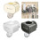 (Gun Ash) Toothpaste Tube Squeezer With Strong Suction Cup For Bathroom Simple Installation Automatic For Home Bathroom  White 2