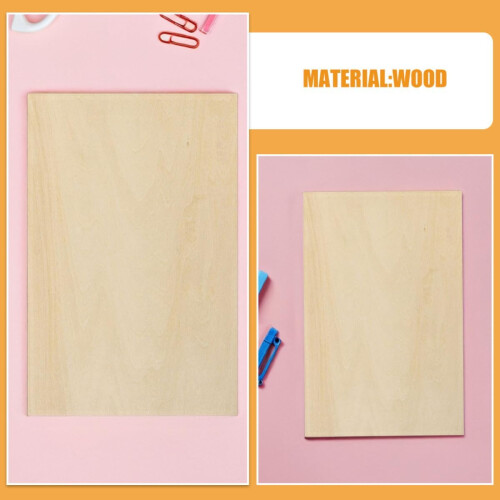 6 pièces de tranches de bois brut léger, texture kaki 2