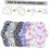7pcs Reusable Menstrual Pads with Random Designs Washable Sanitary Napkins Medium 2