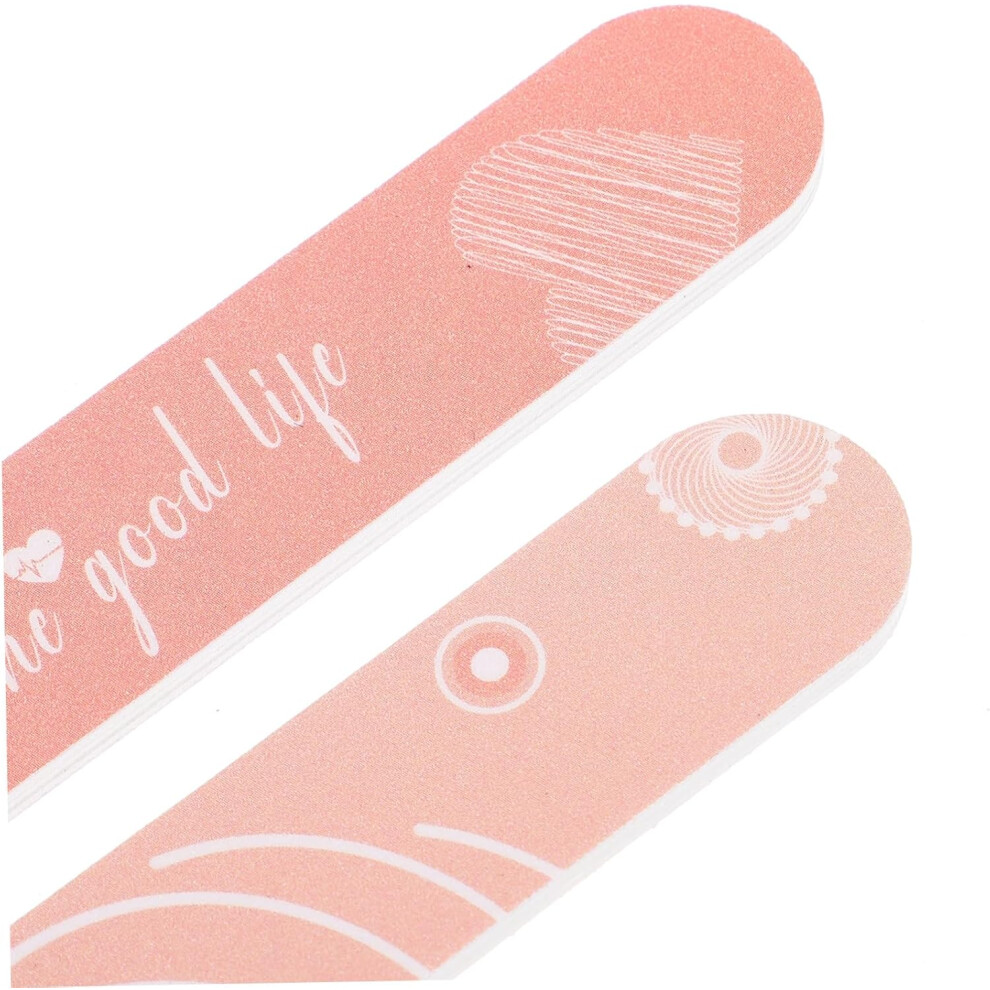 Hkhbjs 6Pcs Double Sided Portable Nail Files Small Fingernail Files For Natural Nails Manicure Tools For Women Travel Supplies