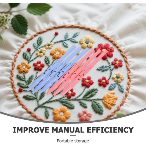 6pcs Knitting Needle Yarn Embroidery Tools Embroidery Needles for Felt Craft Kits 2