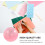 6Pcs Paper Quilling Tools Set 3D Half Sphere Moulds, Plastic Stereoscopic Paper Rolling Craft Kit 6