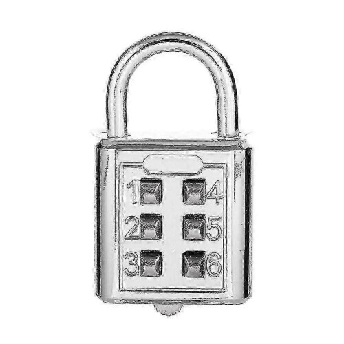 Diefstalbeveiligingsslot met 6-cijferige combinatiecode, slim slot met code. 1