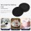 6pcs Vinyl Record Coasters for Drinks with Nonslip Bottom and Table Protection 8