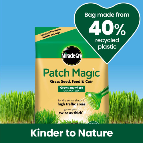 Miracle-Gro Miracle-Gro 19008 Patch Magic Grass Seed, Feed and Coir 3.6 kg - 48 patches 2