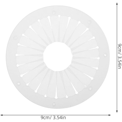 6pcs Ribbon Flower Making Tool Spacing Guide Board Template 1