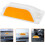 6pcs Double-sided Yellow Reflective Rectangular Lane Markers 7