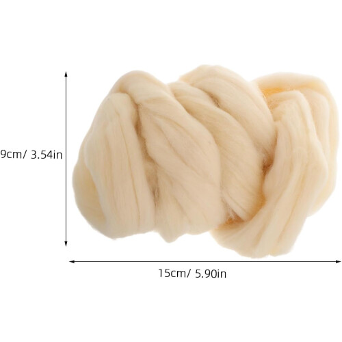 Filling Wool Strips for DIY Woolen Craft Projects Soft Stuffing f 1