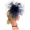 Netting Brudehatt Fascinator Pannebånd for kvinner Lett Flapper Tilbehør 1