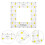 Plastic Sewing Ruler Square Quilting Ruler Data Display Easy to Read Numbers for Quilting and Clothes Making 5