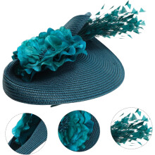 Liioiteltu silinterihattu Fascinator Vintage naisten cocktailhäät morsiamen fascinator hattu