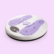 Waist Rotating Board Fitness Equipment with Digital Counter, Violet Waist Turning Disc