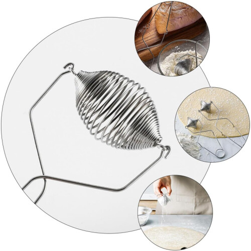 Handheld Sifter Stainless Steel Flour Strainer Lightweight Safe Baking Sifting Tool