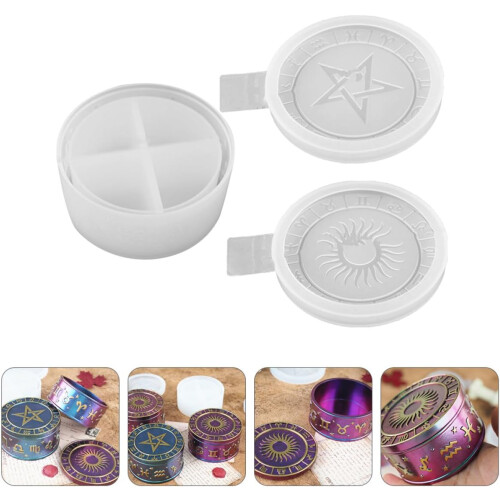 Crystal Glue Mold for DIY Storage Box Mold Creative for Epoxy for Crafts and Projects 2