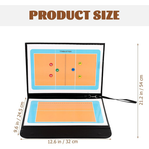 Volleyball Coaching Tactical Board with Reusable Writing Surface 1