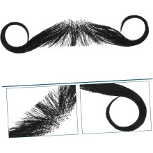 Realistic Fake Beard and Mustache for Men, Hand-Tied Human Hair Facial Hair