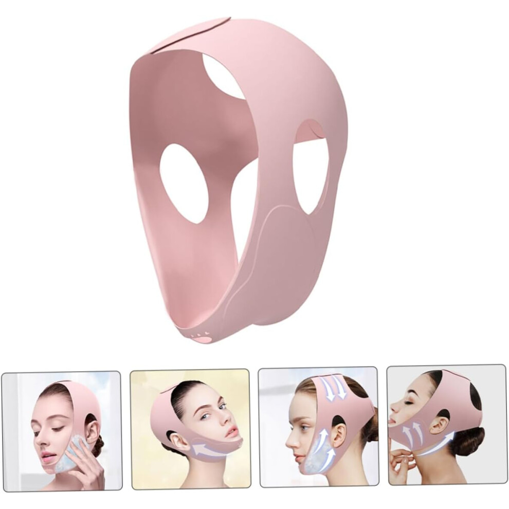 Hkhbjs Face Lifting Strap And Reusable V Line Face Tape Adjustable Silicone Facial Slimming Band