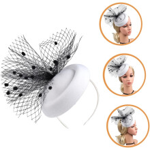 Mesh Hat Hair Accessories for Women Derby Fascinator Hats Tea Party Headband Hair Clip