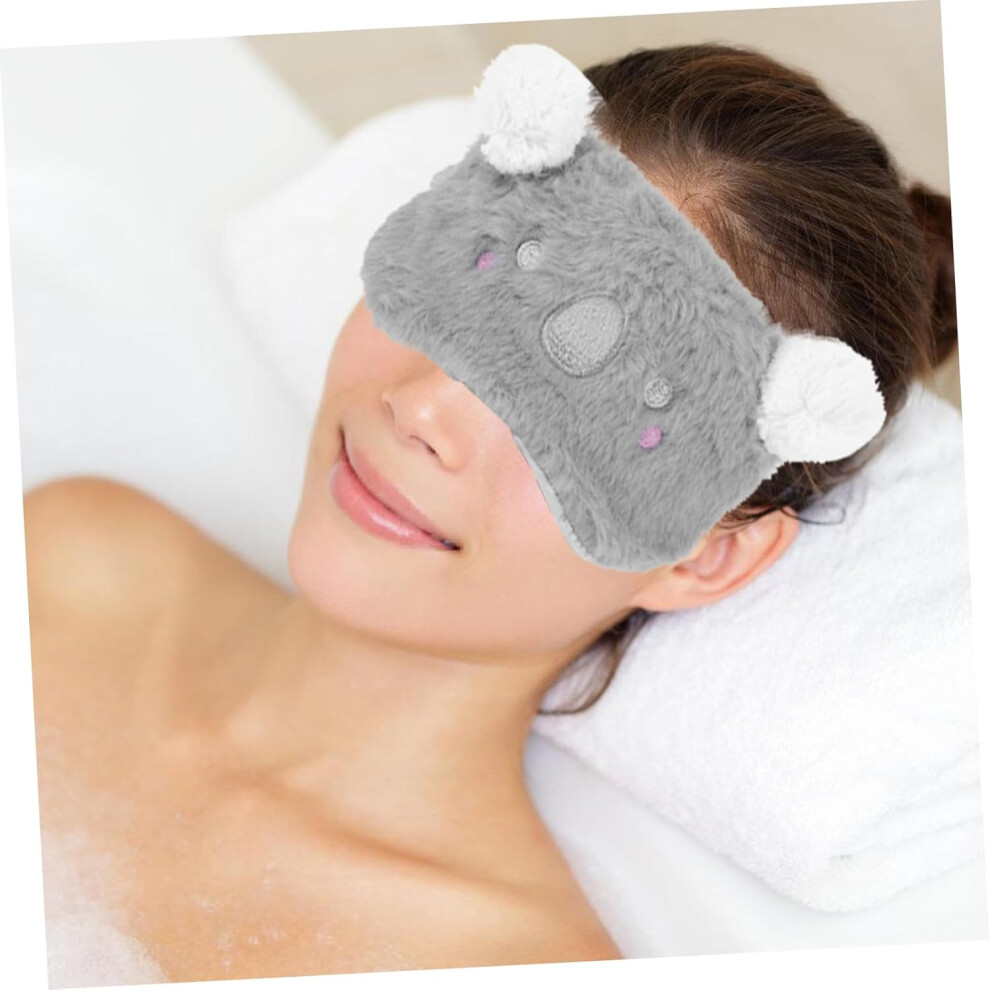Hkhbjs Koala Eye Mask For Sleeping Cute Animal Eye Cover Sleep Mask Breathable Fluffy Design