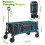 Morpilot Folding Festival Trolley on Wheels - Foldable Camping Cart 150lbs Pull 3