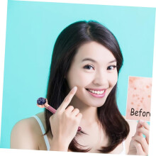 Microcurrent Facial Device Jade Roller Face Roller Massager for Skin Care Face Sculpting Tool