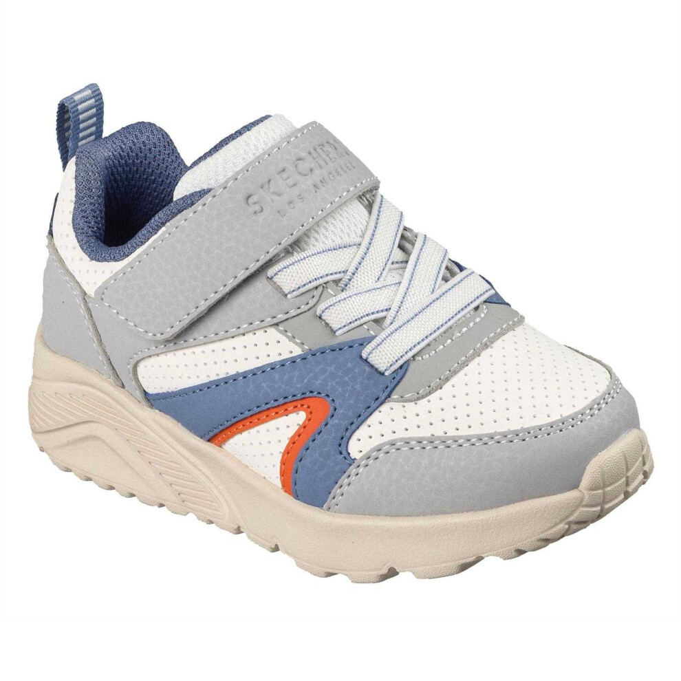Skechers (8 Uk Child, Grey) Childrens/Kids Uno Lite Trainers