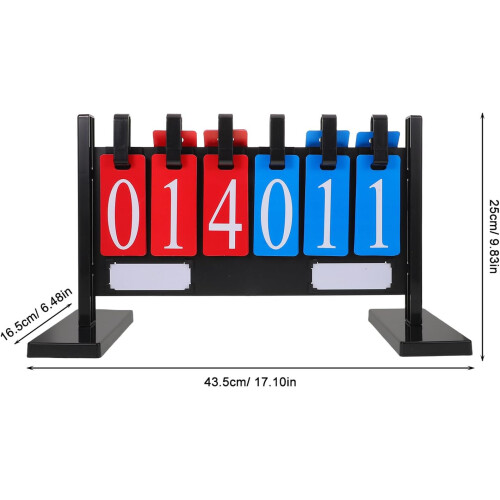 Portable 6-Digit Competition Scoreboard Weatherproof Thickened Panels 1