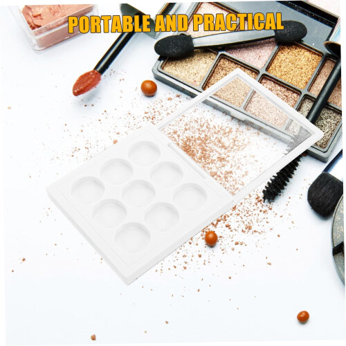 Empty Eyeshadow Palette 9-Grid DIY Makeup Pan Organizer Portable Compact Cosmetic Case 2
