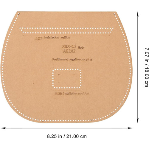 Leather Purse Pattern Template DIY Wallet Tools Set for Handcrafting, Leather Cutting Dies and Wallet Accessories 1