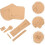 Leather Purse Pattern Template DIY Wallet Tools Set for Handcrafting, Leather Cutting Dies and Wallet Accessories 4