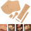 Leather Purse Pattern Template DIY Wallet Tools Set for Handcrafting, Leather Cutting Dies and Wallet Accessories 7