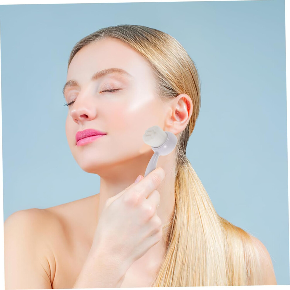 Hkhbjs Facial Cleansing Brush Soft Bristles For Deep Cleaning And Blackhead Removal Gentle Exfoliating Face Scrubber For Daily Use