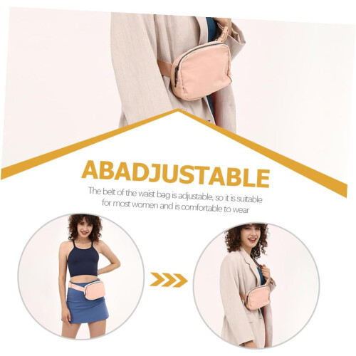 Marsupio da uomo e da donna, borsa da cintura alla moda e leggera. 2