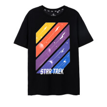(Small) Star Trek Short Sleeved T-Shirt (Mens Black)