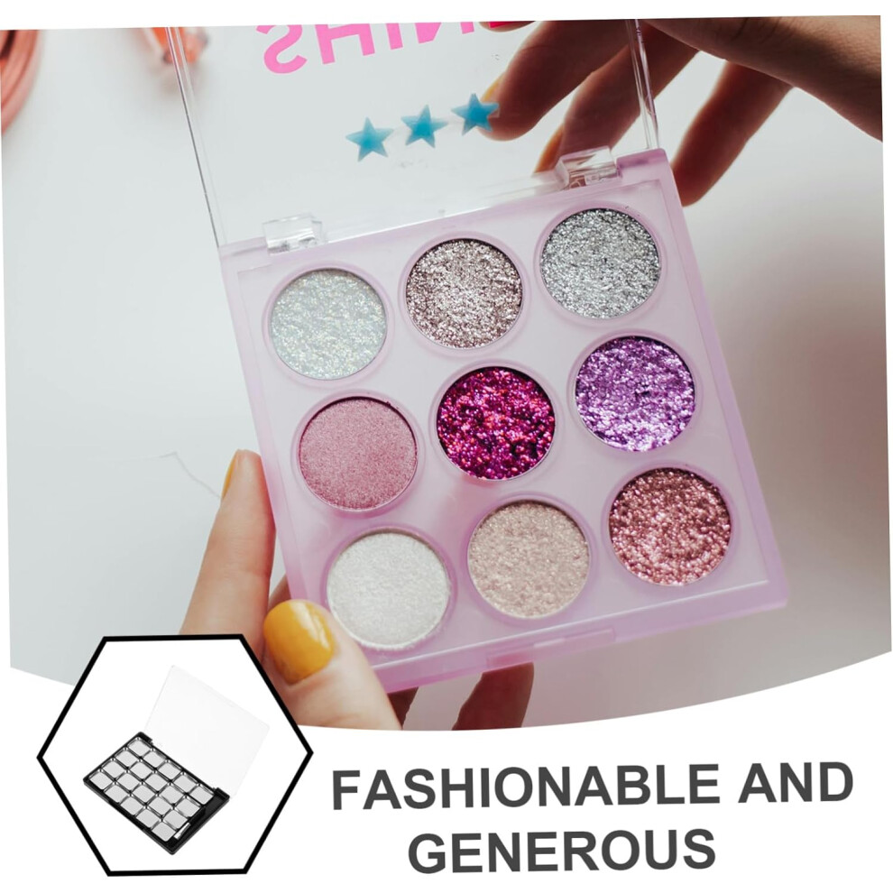 Hkhbjs Magnetic Eyeshadow Palette Tray Empty Makeup Organizer For Women Portable Cosmetic Storage Box