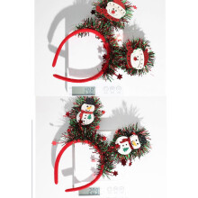 (Christmas tree) Creative Hair Hoop Stylish Hair Accessory Sparkling Star Detail Headdress For Family Gatherings And School Event Glitter tree
