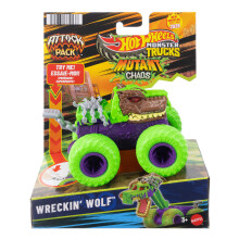 Hot Wheels Monster Trucks Attack Pack - Wreckin Wolf Age 3+ Mattel JML00