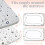 Next to Me Crib Sheets  3pc Crib Fitted Sheet Set  2 Fitted Cotton She 3