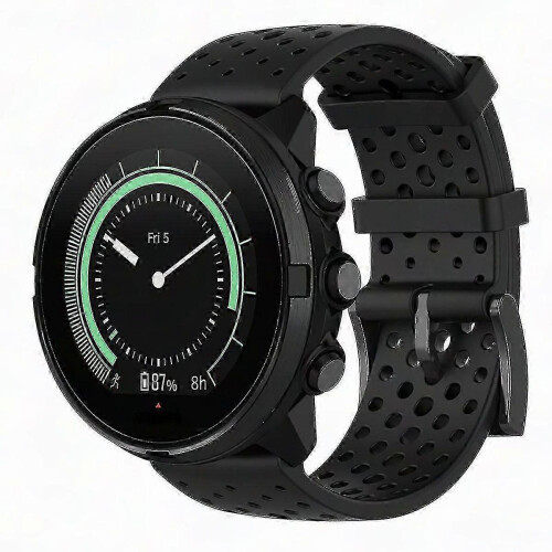 Correa de reloj de silicona transpirable compatible con Suunto 9 2
