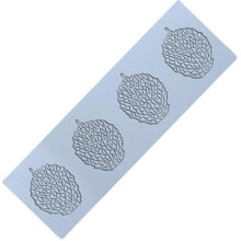 (5) Fondant cake mould 3D silicone leaves shape