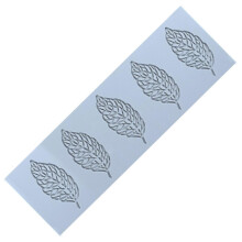 (4) Fondant cake mould 3D silicone leaves shape