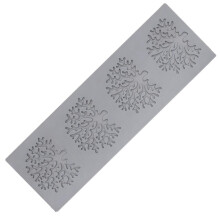 (2) Fondant cake mould 3D silicone leaves shape