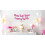 50th Birthday Gold Glitter Banner Set 3