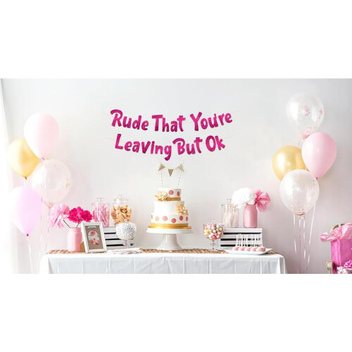 50th Birthday Gold Glitter Banner Set 2