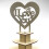 Wooden Heart-Shaped Chocolate Display Stand 7-Tier 2