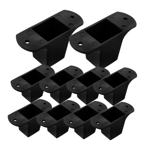 Black Plastic Speaker Feet Pads – 8-Piece Set 2