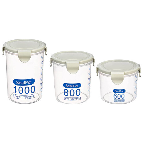 Light Green PP Food Storage Containers (600/800/1000 mL) 1