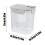 3800ml Airtight Food Storage Container Clear Stackable 3